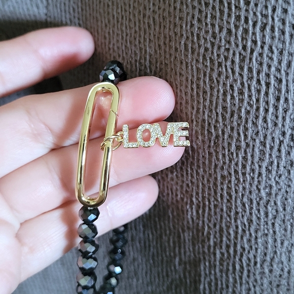 Alex and Ani "Love"❤️ Interchangeable🔄 Charm Stretch Bracelet - NIB - Picture 4 of 16